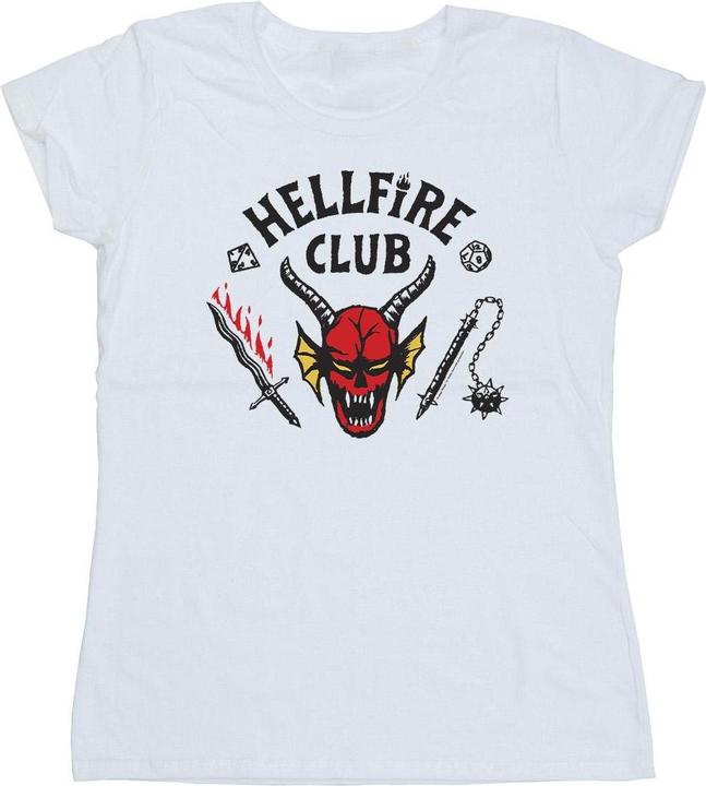 Immagine prodotto Netflix Stranger Things Hellfire Club Maglietta Donna (XL)