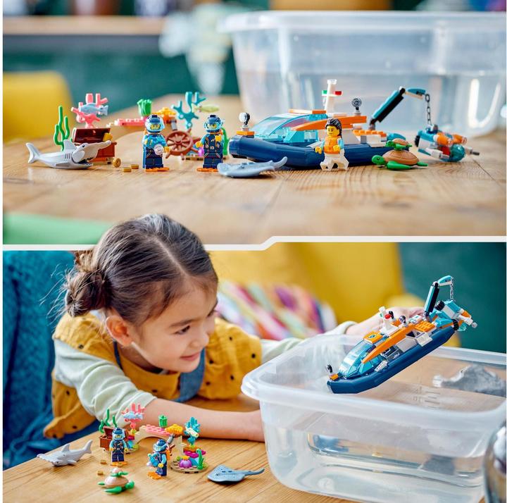 Immagine prodotto LEGO Barca da ricerca marina (60377, LEGO City)