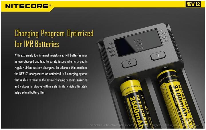 Produktbild Nitecore New i2 (1 Stk., 18650, Ladegerät ohne Akku)