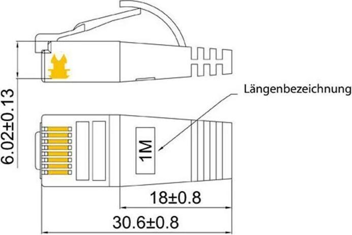 Productafbeelding Wirewin Netwerkkabel (STP, CAT6, 25 m)