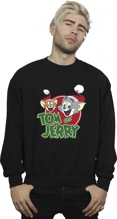 Produktbild Tom & Jerry Christmas Hat Logo Sweatshirt (M)