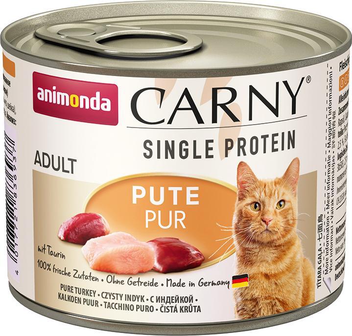Image du produit animonda Nourriture pour chats humide CARNY Single dinde pur 1 paquet 6x200 g (Adulte, 6 pcs, 200 g)