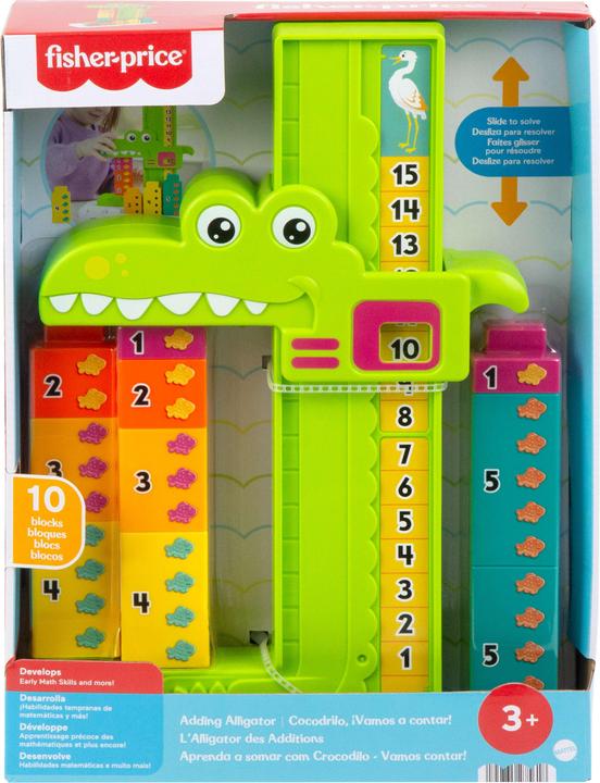 Immagine prodotto Fisher-Price Mein Zahlen-Krokodil (Tedesco, Francese, Svizzero-tedesco, Italiano, Inglese)
