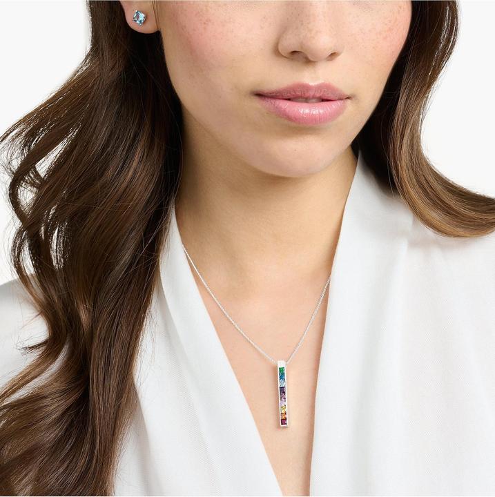 Image du produit Thomas Sabo Collier pierres multicolores argent (Argent 925, 40 - 45 cm)