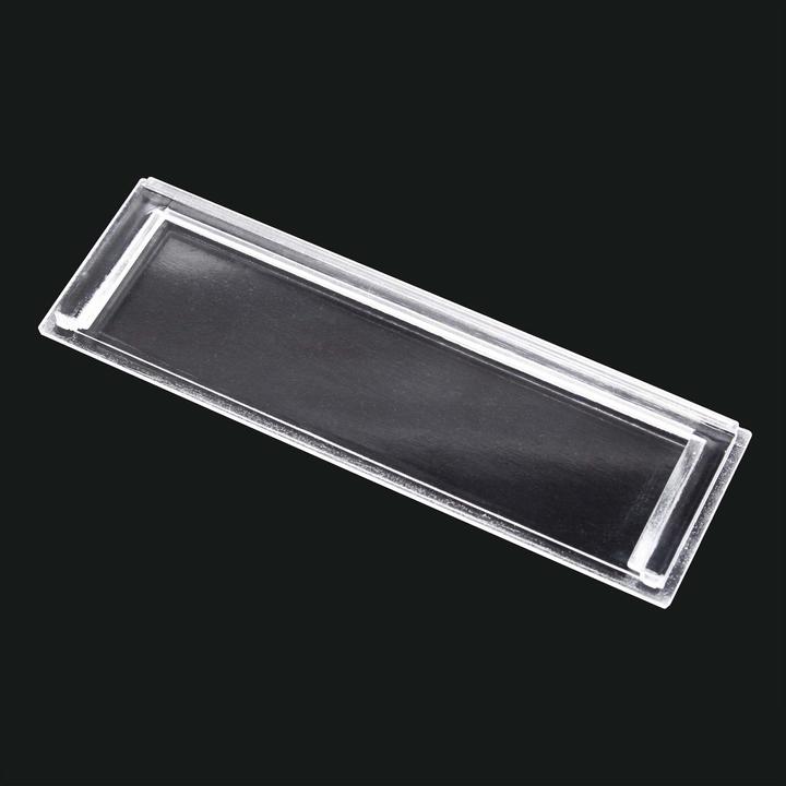 Produktbild Wiltec Namensschild Abdeckung Briefkasten 89x25mm Ersatzteil Postkasten Schild