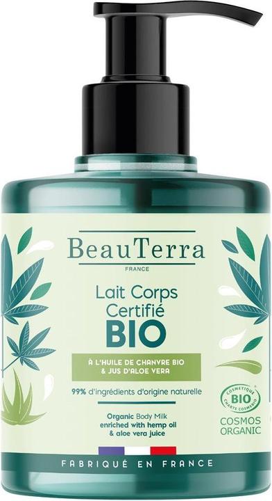 Immagine prodotto BeauTerra Latte Corpo Canapa e Aloe Vera Biologico Fl 500 ml (Latte corpo, 500 ml)