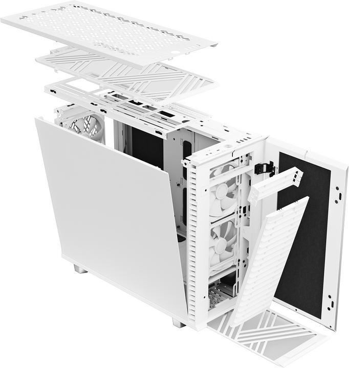Produktbild Fractal Define 7 White Solid (mATX, Mini-ITX, ATX, E-ATX)