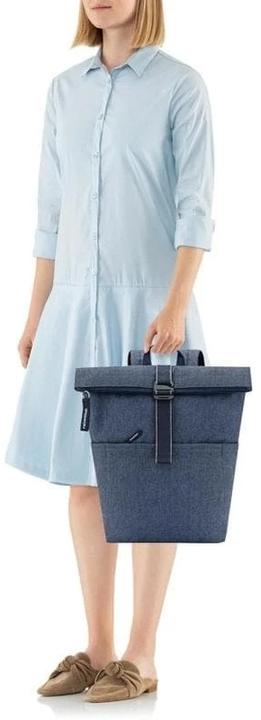 Produktbild reisenthel Freizeitrucksack Rolltop backpack Herringbone Dark Blue (22 l)