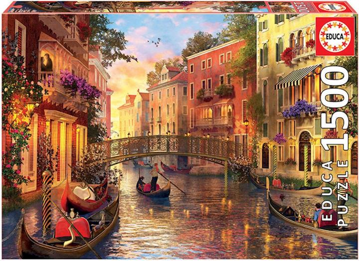 Actual product image Educa Sunset Venice (1500 pieces)