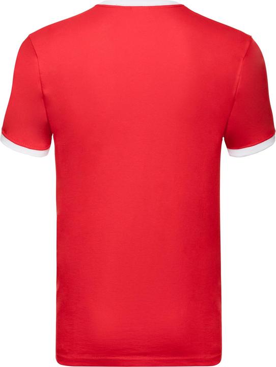 Actual product image Fruit of the Loom Mens Ringer Contrast T-Shirt (M)