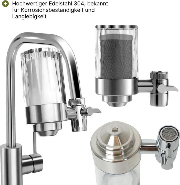 Actual product image Hermex Tap filter Tap water purifier Kitchen tap water filter