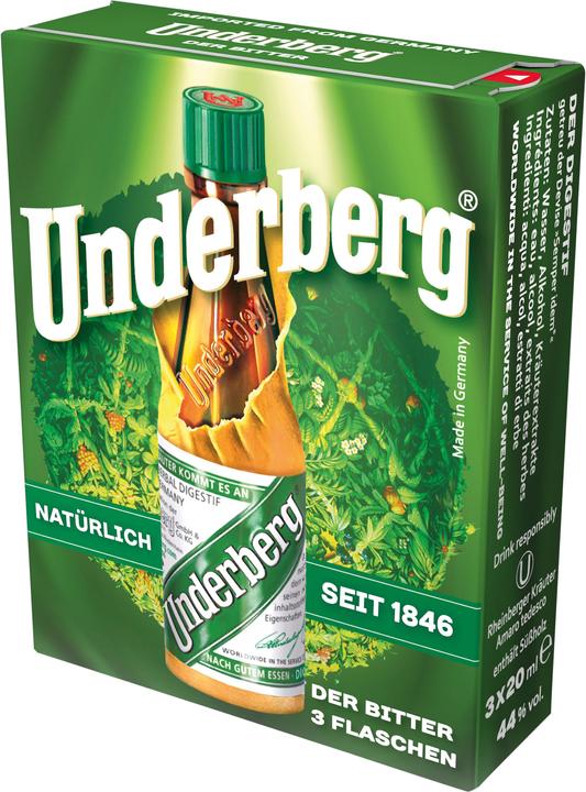 Image du produit Underberg Original (18 ans, 44 %, Allemagne, 1 x 6 cl, Amer)