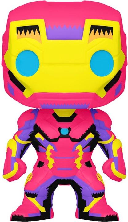 Actual product image Funko POP! - Marvel - Black Light: Iron Man