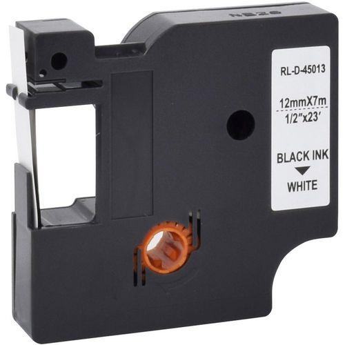 Produktbild Markenlos Schriftband 5DY45013-WT ABS Schwarz (1.20 cm, Schwarz)
