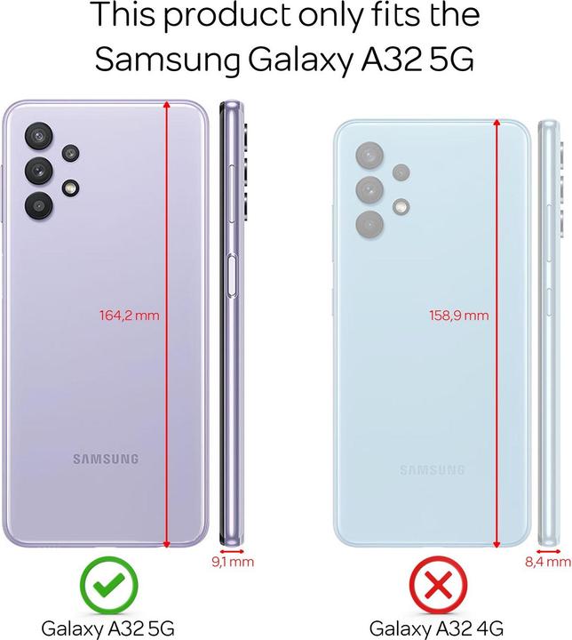Produktbild Nalia 360 Grad Handyhülle (Samsung Galaxy A32 5G)