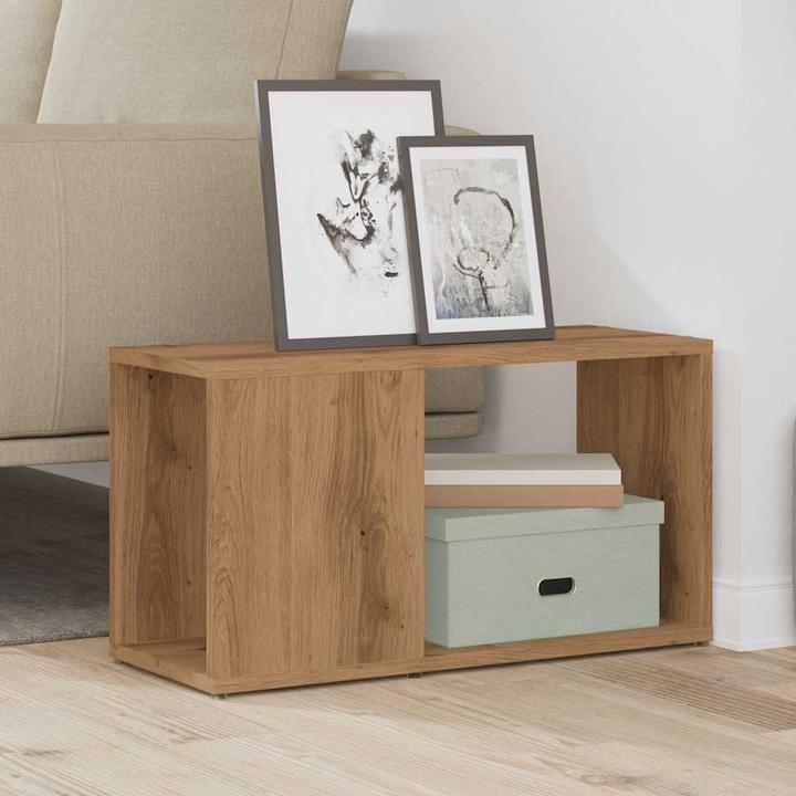 Produktbild VidaXL TV-Schrank Artisan-Eiche 60x24x32 cm Holzwerkstoff TV-Möbel TV-Board (60 x 24 x 32 cm)