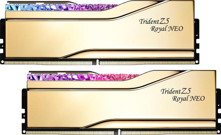 Actual product image G.Skill TRIDENT Z5 ROYAL RGB DDR5 2X32GB 6000MHZ CL28 NEO F5-6000J2836G32GX2-TR5NS (2 x 32GB, 6000 MHz, DDR5 RAM, DIMM)