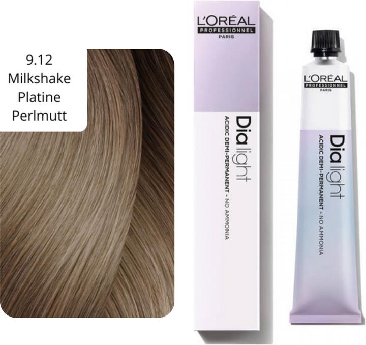Produktbild L'Oréal Professionnel Dia Light (Weiss, Silber, Blond, 9.12 milkshake platine perlmutt)