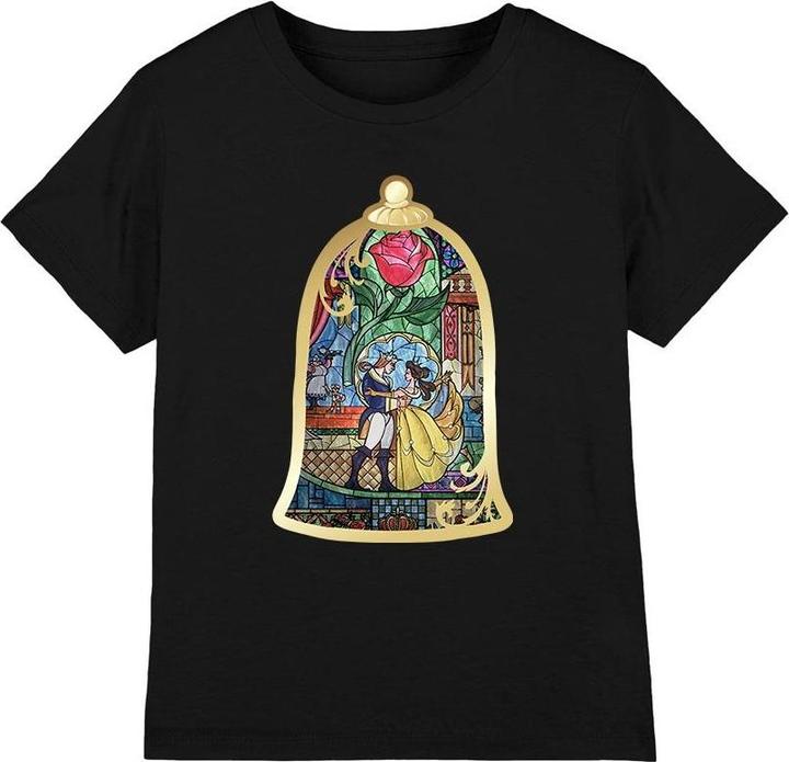 Immagine prodotto Beauty And The Beast Maglietta Vetro Colorato Bambini (104)