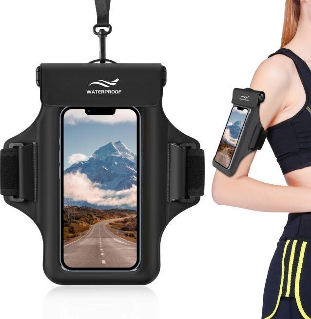 Actual product image Mu Sport 2in1 Wasserdichte Umhängetasche & Sport Armband für Smartphone bis 7"