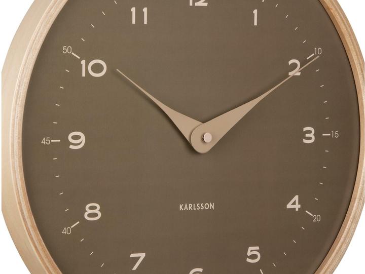 Image du produit Karlsson Horloge murale Osado Dome 30 cm, Vert (30 cm)