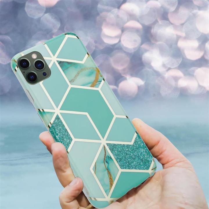 Produktbild Cadorabo IMD TPU Bunter Marmor Cover (Apple iPhone 12 Pro Max)