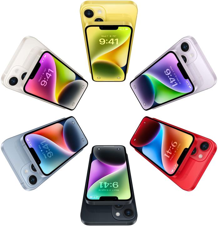 Image du produit Apple iPhone 14 Plus (128 Go, (PRODUCT)​RED, 6.70", SIM + eSIM, 12 Mpx, 5G)