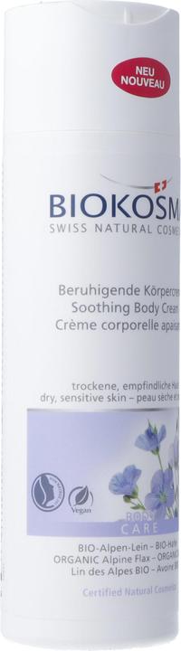 Image du produit Biokosma Beruhigende Körpercreme BIO-Alpen Lein BIO-Hafer (Crème pour le corps, 200 ml)