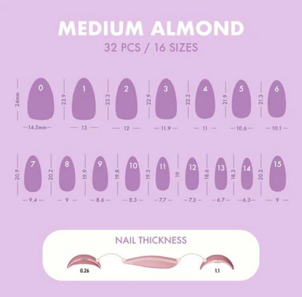 Actual product image MoYou London Soft Gel Press-Ons French Affair (Artificial nails)