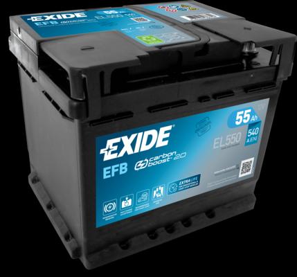 Image du produit Exide EL550 (12 V, 55 Ah, 480 A)