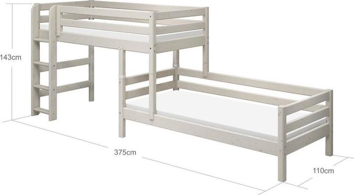 Image du produit Flexa Poteau pour lit combiné de hauteur moyenne Classic