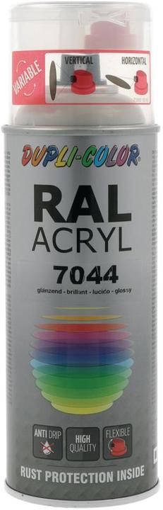 Image du produit Dupli-Color Peinture acrylique brillant RAL 7044 gris soie (Gris soie, 0.40 l)