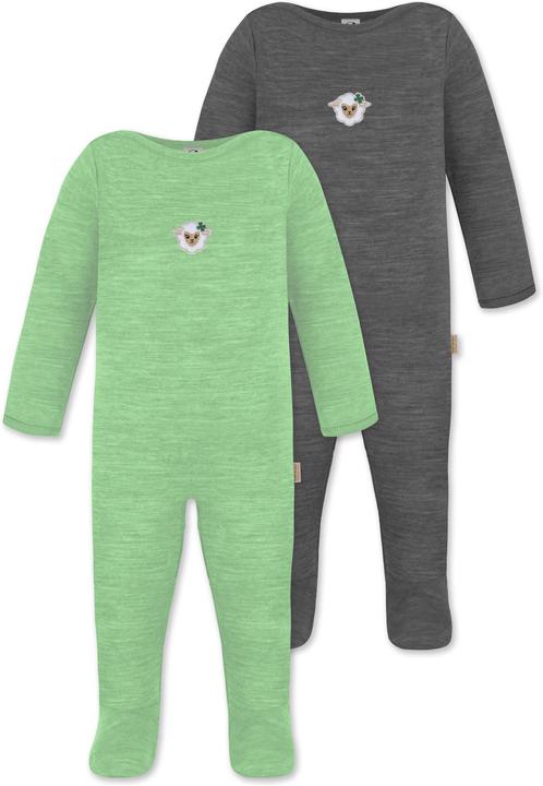 Immagine prodotto Normani Confezione da 2 pezzi di tutina MERINO baby merino "Levin" - 9413 (86)