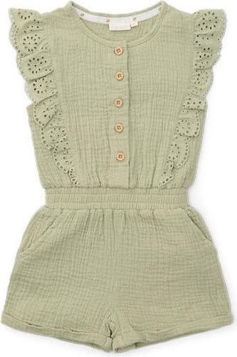 Actual product image Little Dutch Jumpsuit sleeveless Grass Green - 74 (74)