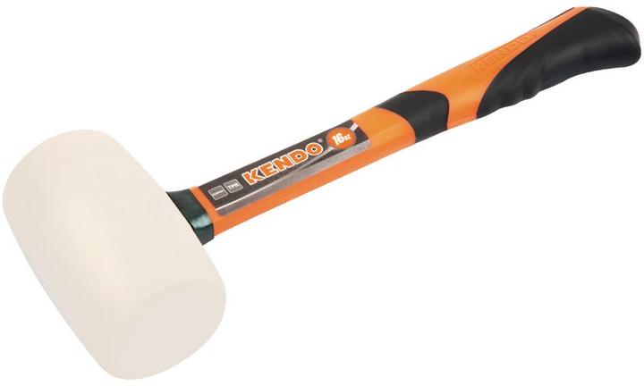 Produktbild Kendo Gummihammer mit Fiberglasstiel (450 g)