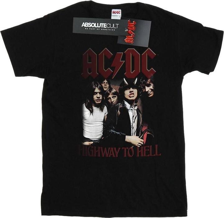 Produktbild AC/DC Highway To Hell Baumwolle Boyfriend TShirt (L)