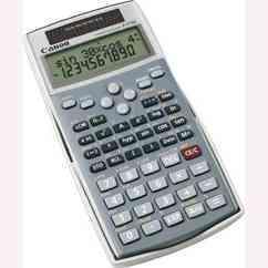 Canon Calcolatrice scientifica F715S (Celle solari, Batterie)