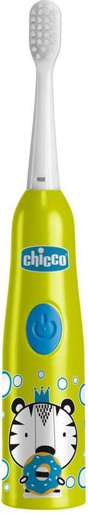 Actual product image Chicco Electric toothbrush, TIGER - 3Y+ - With replaceable battery (Oscillating toothbrush)
