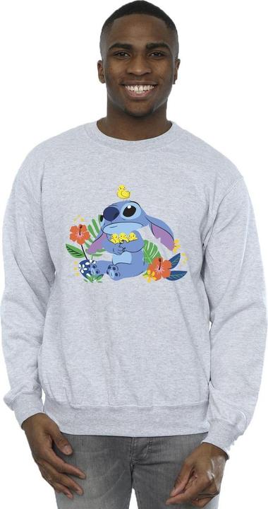 Actual product image Disney Mens Lilo & Stitch Birds Sweatshirt (S)