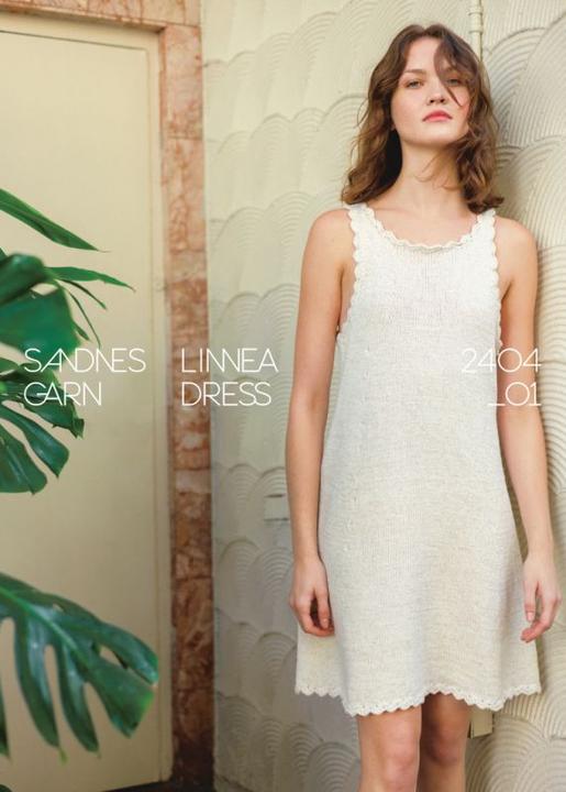 Produktbild Sandnes Garn Anleitungsheft 2404 Sommerstrikk Einzelanleitung 2404 Nr. 1 - Linnea dress - Deutsch