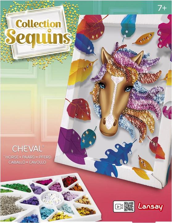 Actual product image Lansay Sequin Art Horse