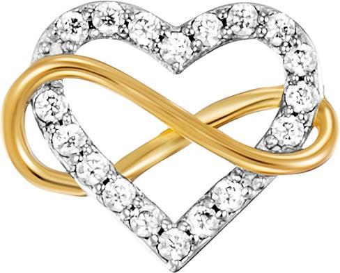 Actual product image Julie Julsen Ohrstecker Heart Infinity (Silver 925)