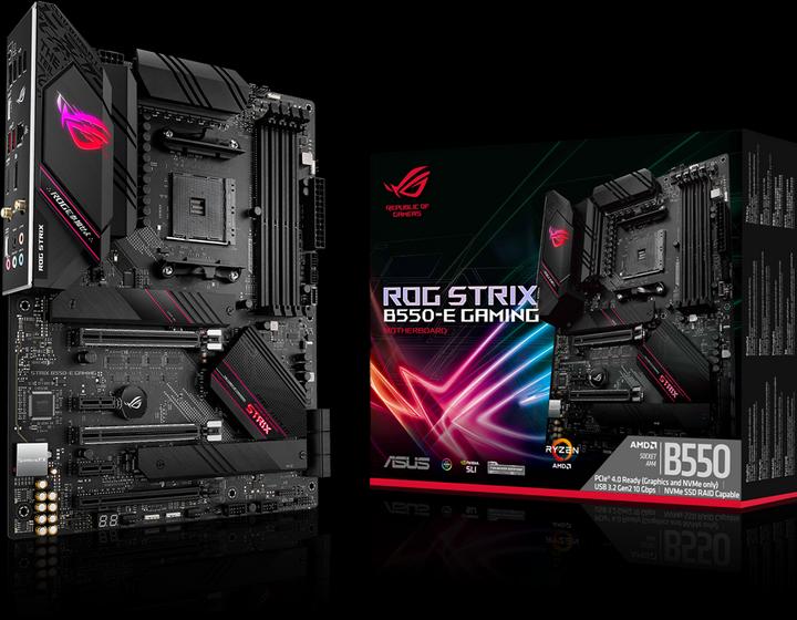 Produktbild ASUS ROG STRIX B550-E GAMING (AM4, AMD B550, ATX)