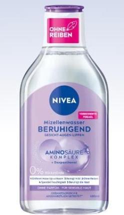 Produktbild NIVEA Beruhigendes Mizellenwasser (Mizellenwasser, 400 ml)