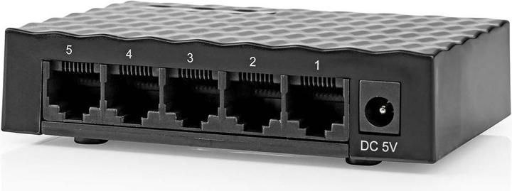 Immagine prodotto Nedis Switch di rete | Velocità cablata: Gigabit | Numero di porte Ethernet: 5 (5 Porti)