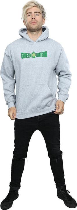 Actual product image Mens Green Lantern Text Logo Hoodie (XXL)