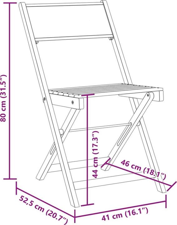 Actual product image VidaXL Elstra / Halštrow (90 cm)