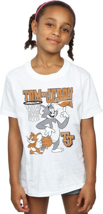 Image du produit Tom & Jerry - T-shirt SPINNING BASKETBALL - Fille (152, 158)
