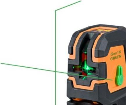 Actual product image Geo-Fennel Geo1X-GREEN cross line laser