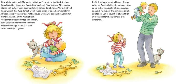 Actual product image LESEMAUS 23: Conni and her little brother (Liane Tailor, Janina Görrissen, Marc Rueda, German)